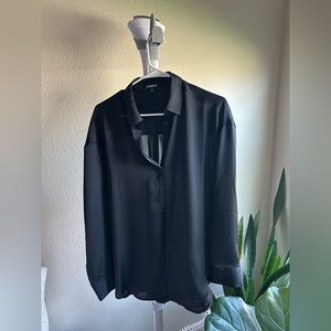 Express Oversize Satin Shirt